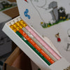 Moomin Bundle zápisník + tužky + samolepky