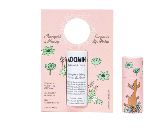 Balzám na rty Moomin - včelí vosk s měsíčkem & medem (Sniff)