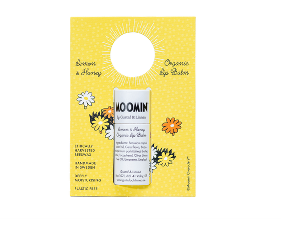 Balzám na rty Moomin - včelí vosk s citronem & medem (Little My)