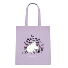  Pevná plátěná taška Muminci - Moomintroll Lilac