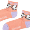 Ponožky Muminci kotníkové dámské - Moomintroll Retro Pastel Peach EU 36-42