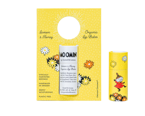 Balzám na rty Moomin - včelí vosk s citronem & medem (Little My)