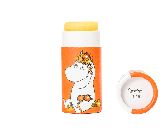 Balzám na rty Moomin - včelí vosk s pomerančem (Snorkmaiden)