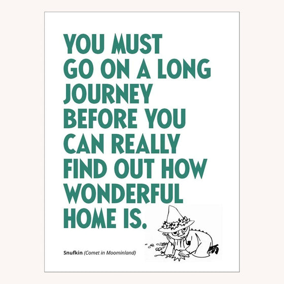 Přání Muminci - Moomin Journey Letterpress
