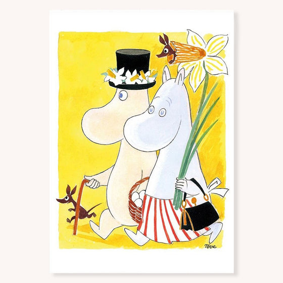Pohlednice Muminci - Moomin Wedding