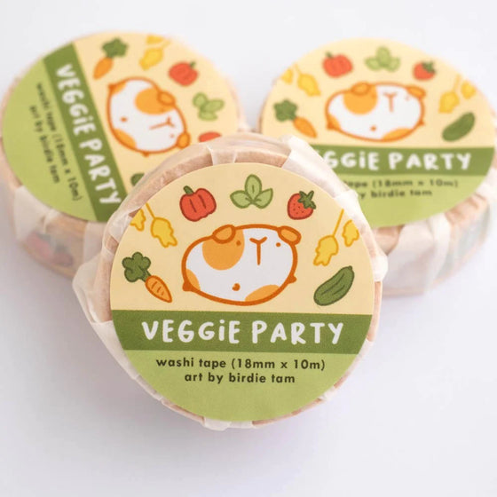 Washi páska Veggie Party