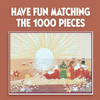 Puzzle Muminci - Moomin Art Puzzle 1000 ks červené