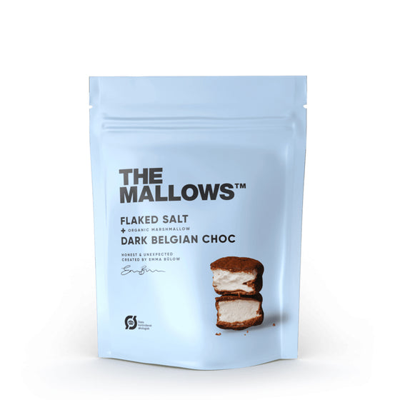 Marshmallows Flaked Salt & Dark Belgian Choc organic EXP. 01/2024