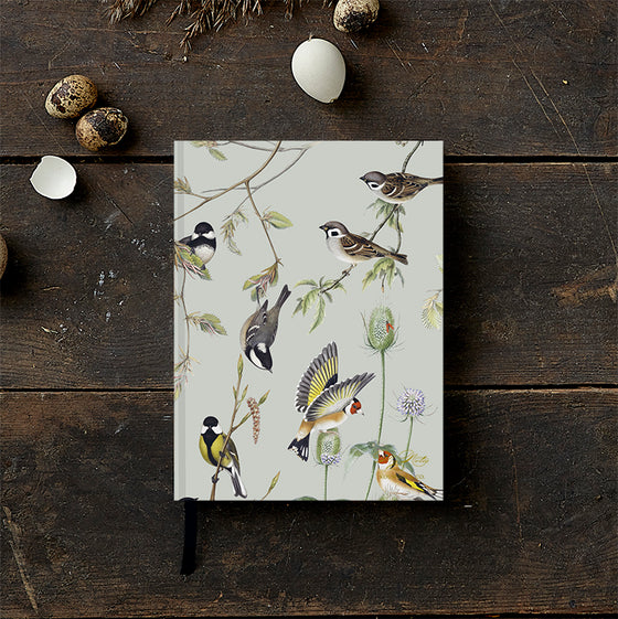 Zápisník z recyklovaného papíru Birds